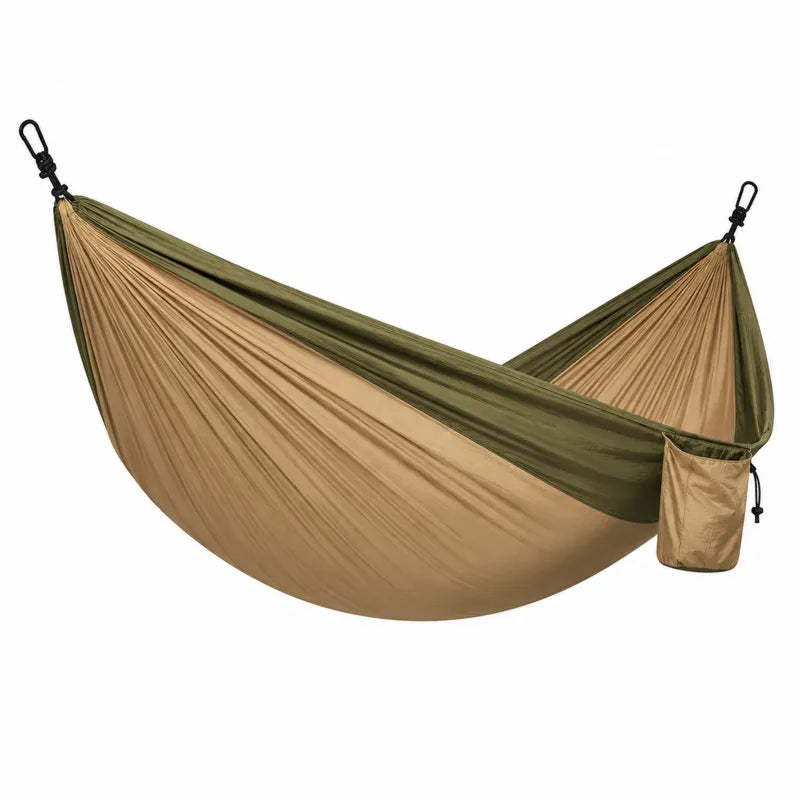 Hamak nylonowy 290x145 cm oliwk