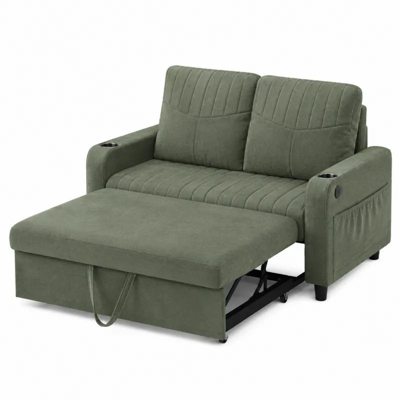 Rozk?adana dwuosobowa sofa z poliest